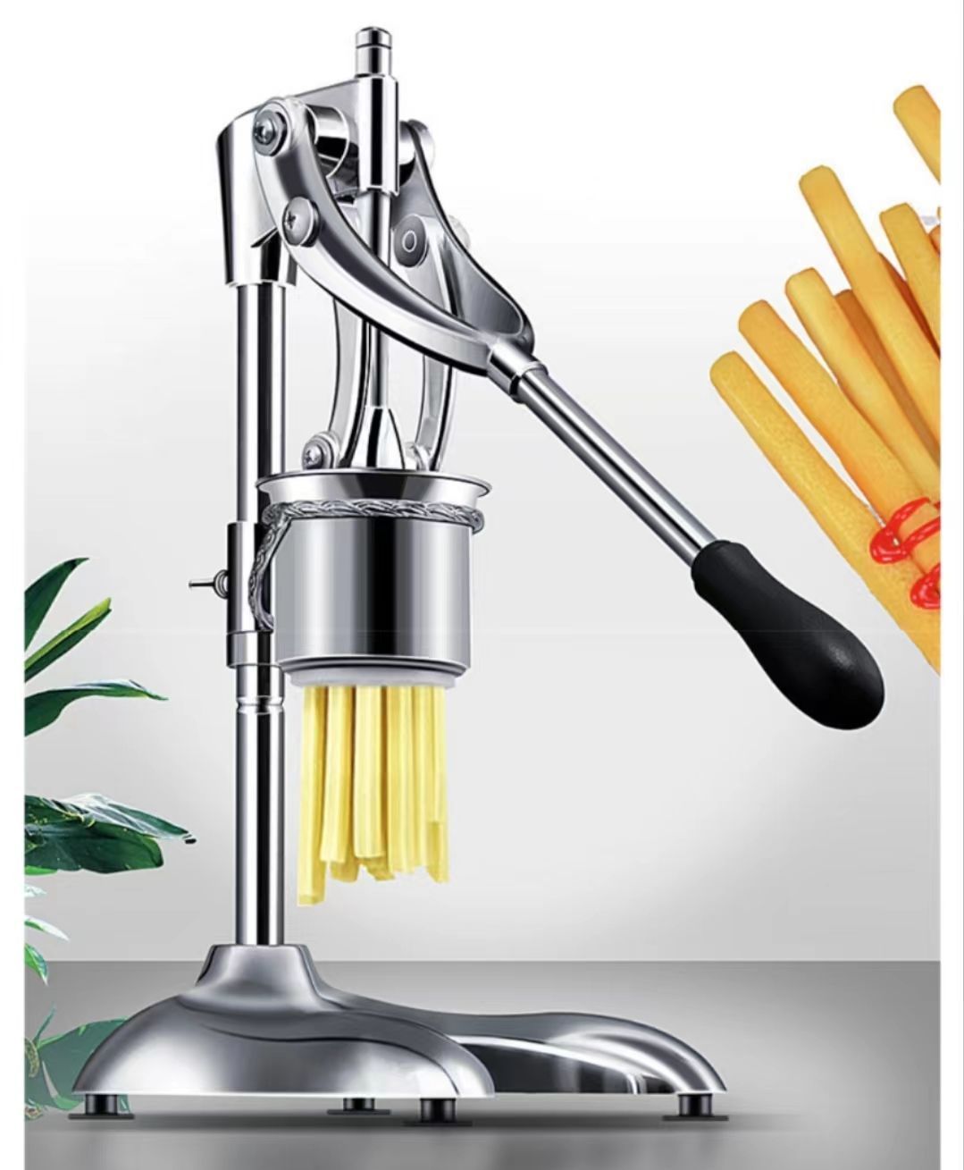 人気推薦 るりん ポテトチップスマシン ハンド 手動 業務用 厨房機器 飲食店 屋台 出店