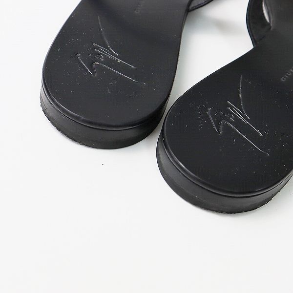 定価7.5万 Giuseppe Zanotti ジュゼッペザノッティ 親指ビジュー