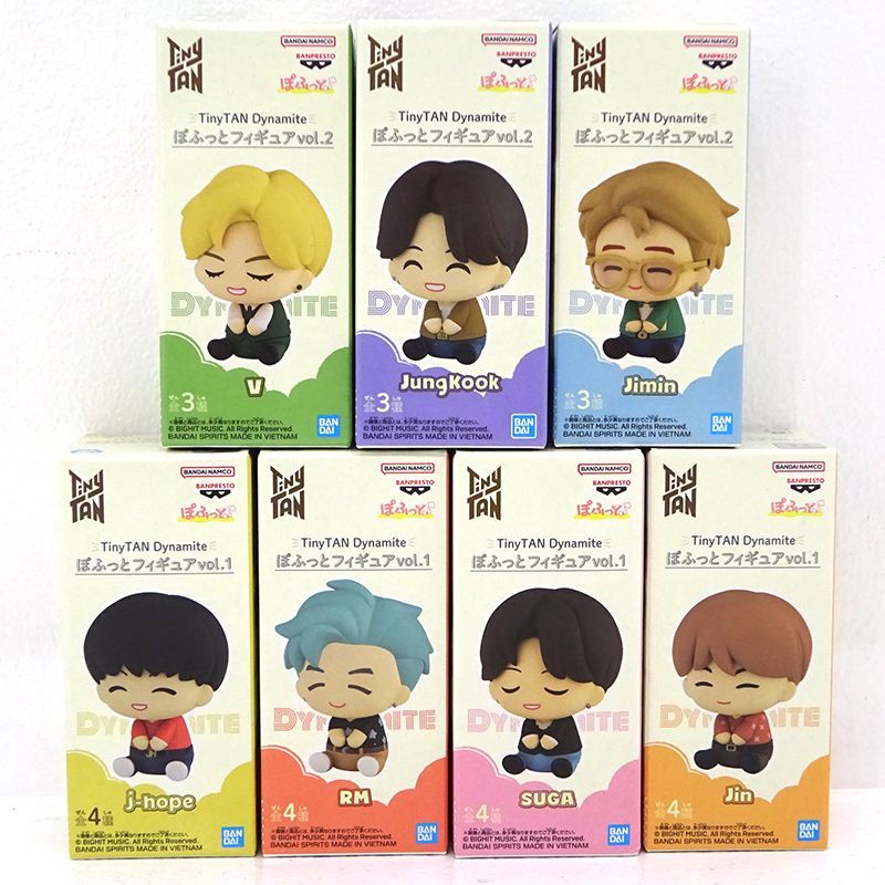 三重店】TinyTAN Dynamite ぽふっとフィギュア vol.1 vol.2 計7点