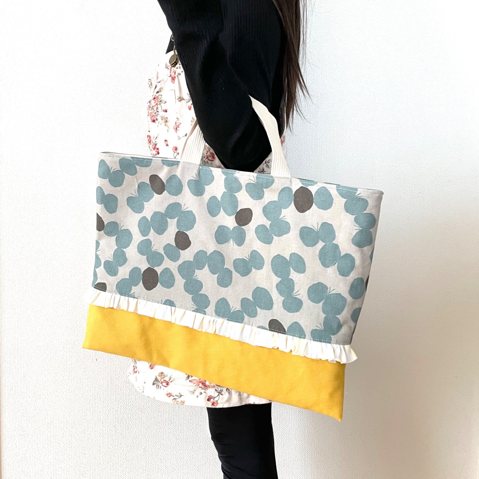 即納　入園　入学　グッズ　5点セット　女の子　シルエット　ちょうちょ フリル 入園入学グッズ 5点セット シルエットちょうちょフリル - メルカリ