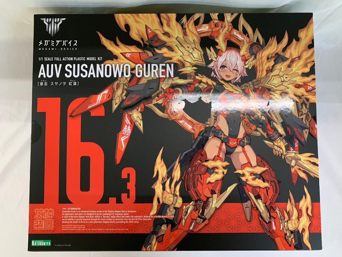 KOTOBUKYA メガミデバイス 皇巫 スサノヲ 紅蓮 新品未開封 プラモデル 皇巫 スサノヲ 紅蓮: プラモデル｜コトブキヤオンラインショップ