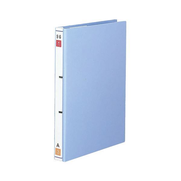 まとめ) コクヨ 保存ファイル A4タテ800枚収容 背幅20~100mm 青