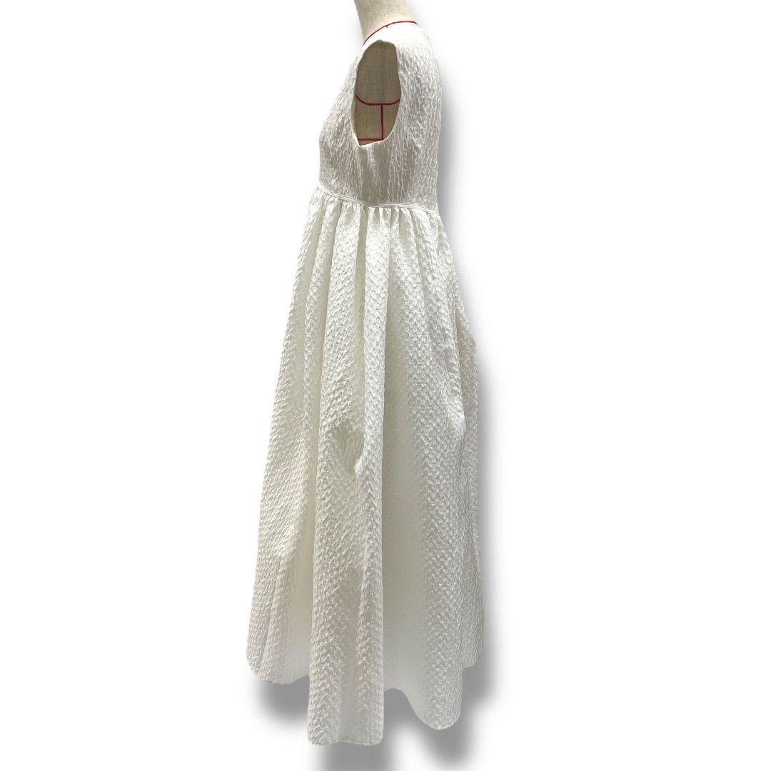 BLUELEA ブルレア Jacquard long dress ジャガードロングドレス 