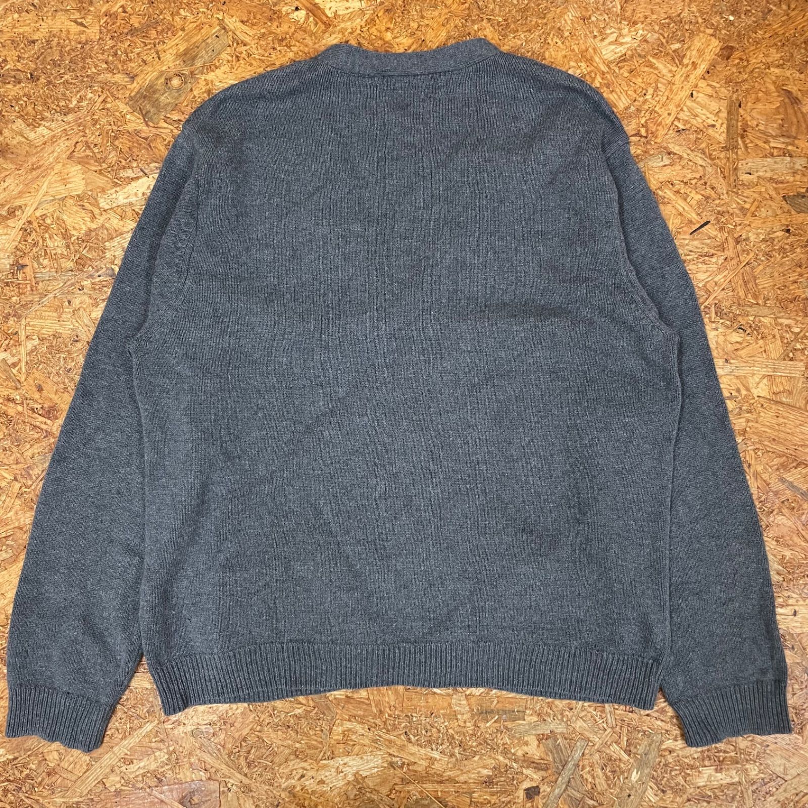 CHAPS Ralph Lauren ニットカーディガン L グレー チャップス ラルフ 