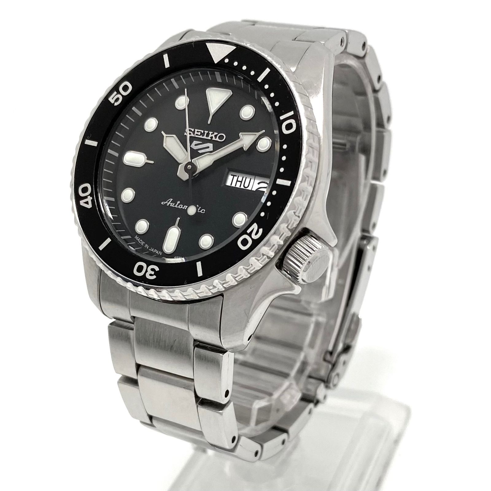a*a様 【匿名配送】SEIKO 5スポーツ SBSA225 4R36-14B0 腕時計 メンズ セイコー 5スポーツ SBSA225 4R36-14B0 自動巻 黒