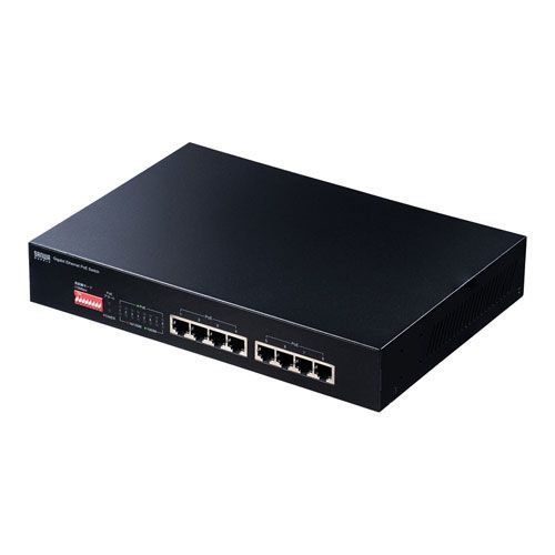 得価，新品 サンワサプライ 長距離伝送・ギガビット対応PoEスイッチングハブ(8ポート) LAN-GIGAPOE81 スイッチングハブ
