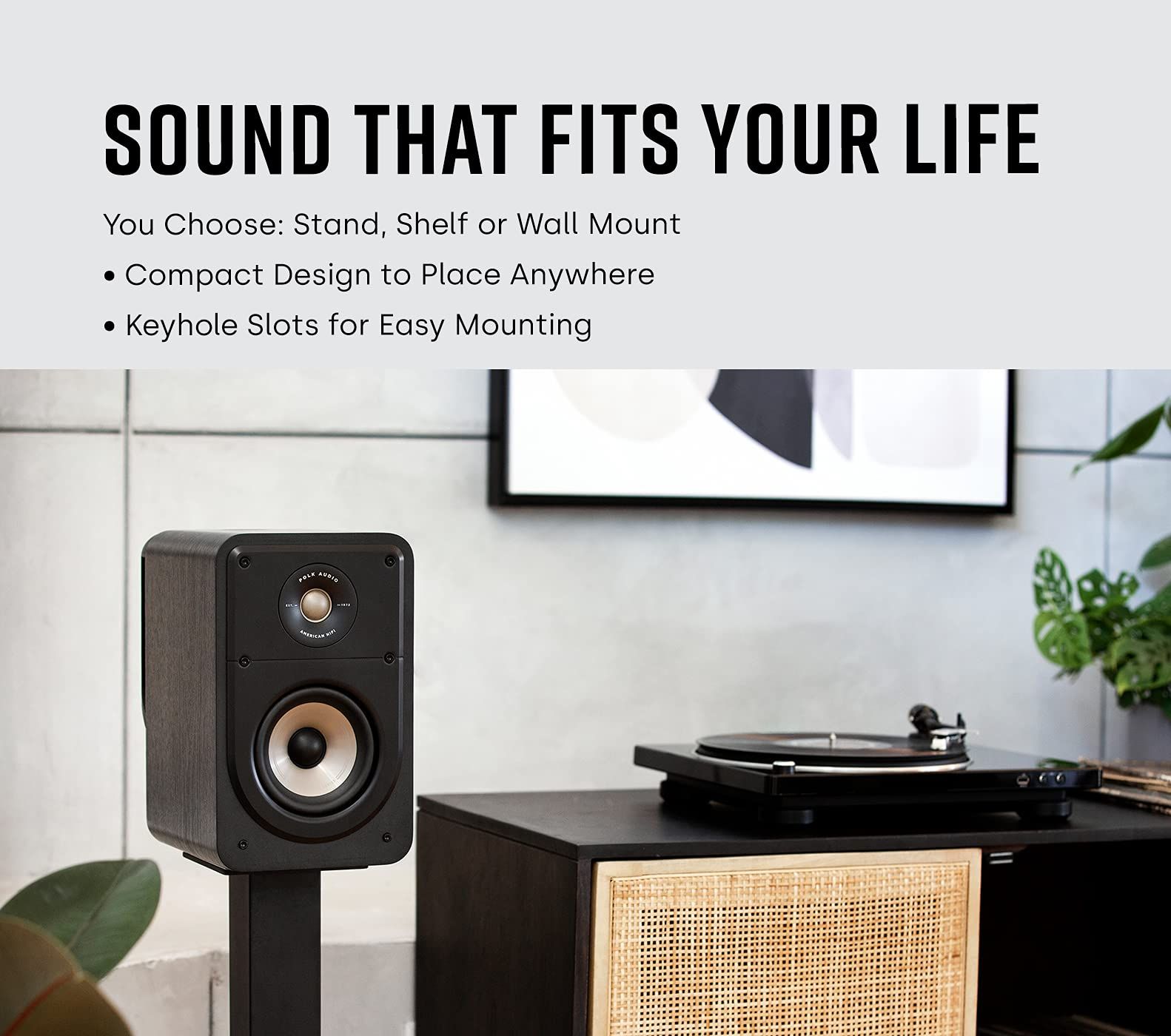 特価商品】ES20 ELITE ブックシェルフスピーカー SIGNATURE ブラック AUDIO POLK ES20BLK（2台1組）  ポークオーディオ - メルカリ