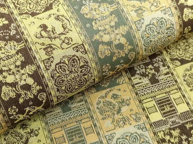 平和屋着物■極上　 龍村美術織物　九寸開き名古屋帯　紅牙瑞錦　逸品　DZAA8623kh5 平和屋着物□極上 龍村美術織物 九寸開き名古屋帯 紅牙瑞錦 逸品