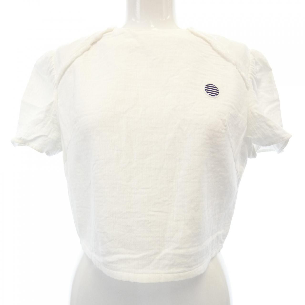 【美品・完売】ボーダーズアットバルコニー★Ｔシャツ ボーダーズアットバルコニー オーバーサイズ 刺繍Tシャツ L