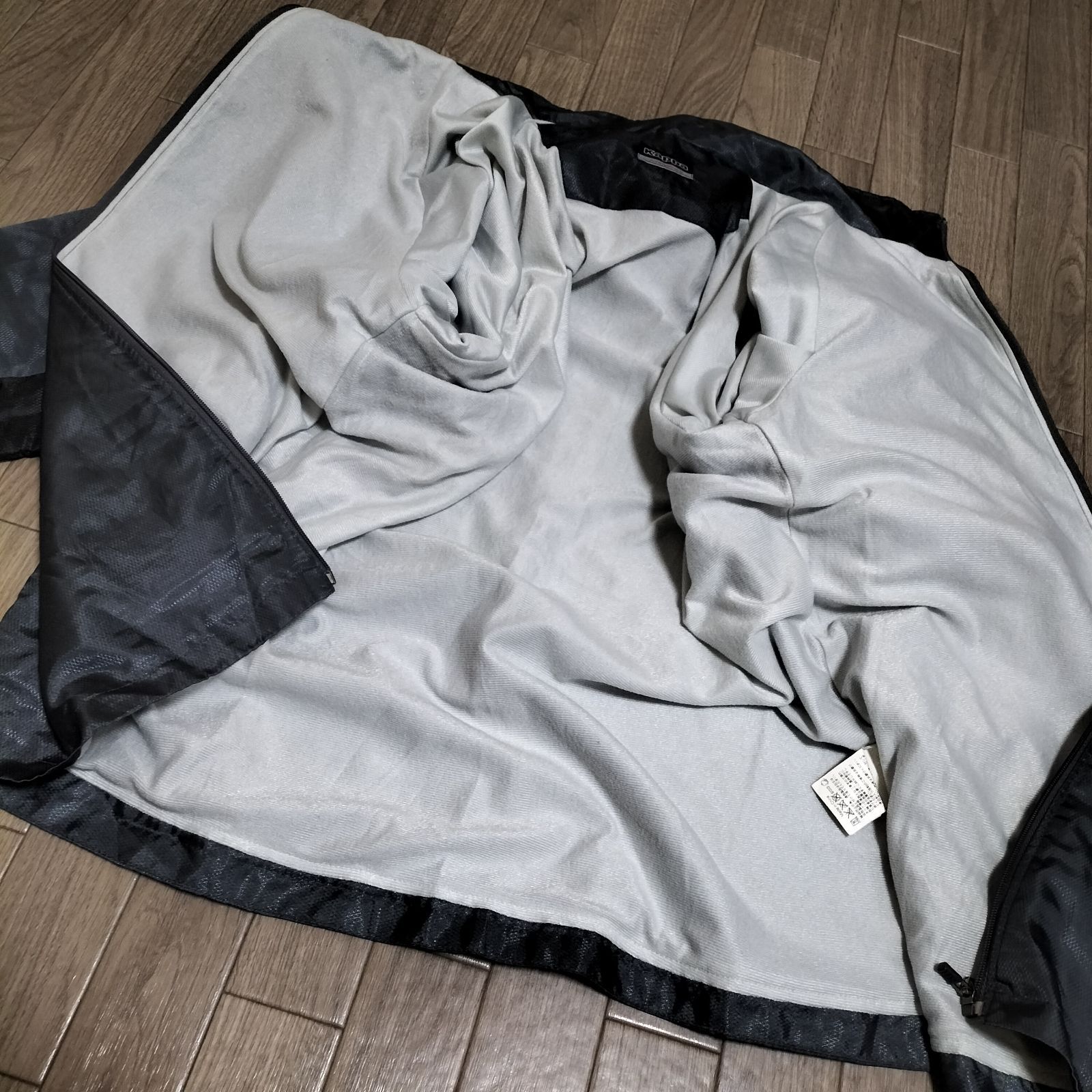KAPPA ジャージジャケット 裏地 フリース ☆KAPPA ナイロントラックジャケット ジャージトップス 裏地