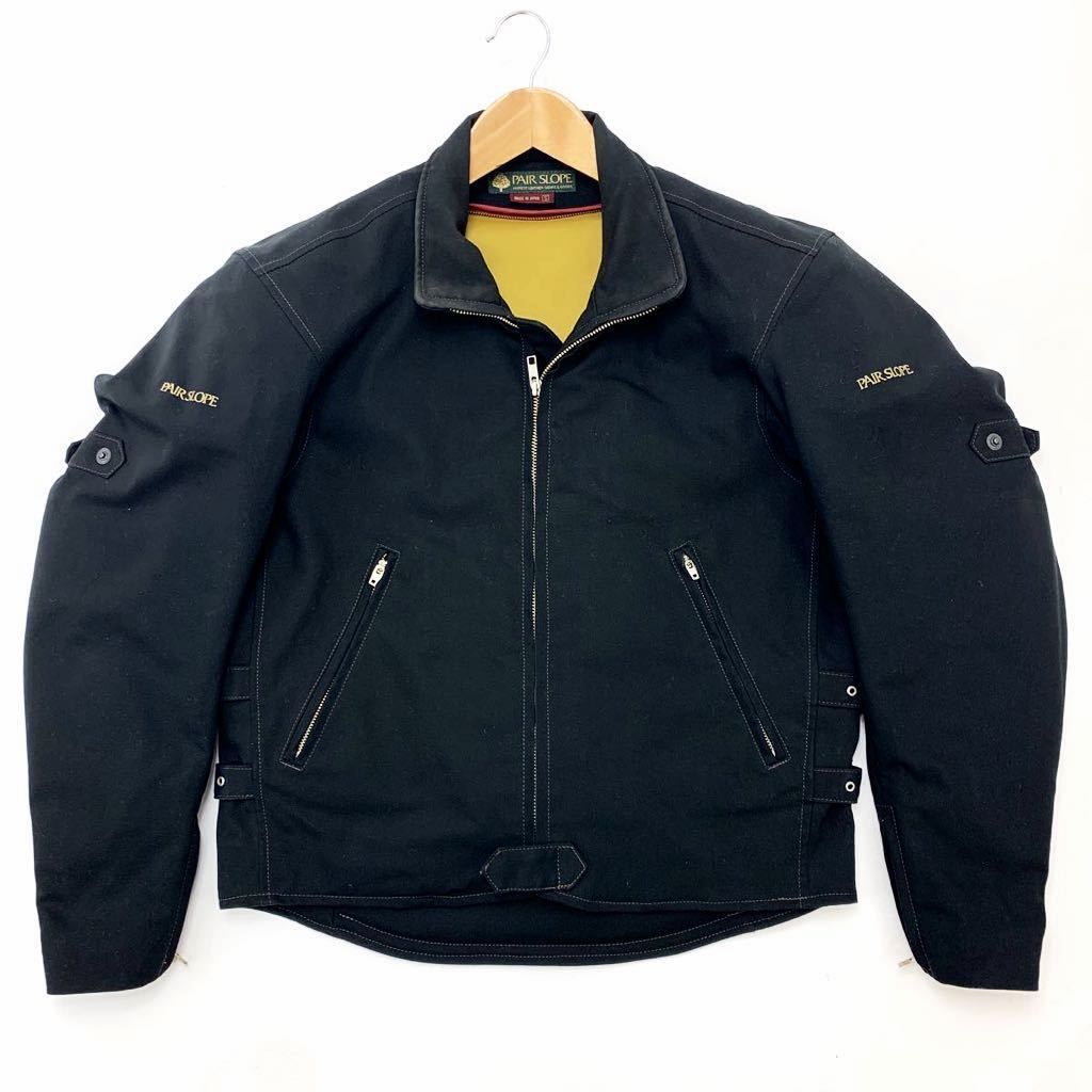 ペアスロープ PAIR SLOPE コットン ライダースジャケット Lサイズ