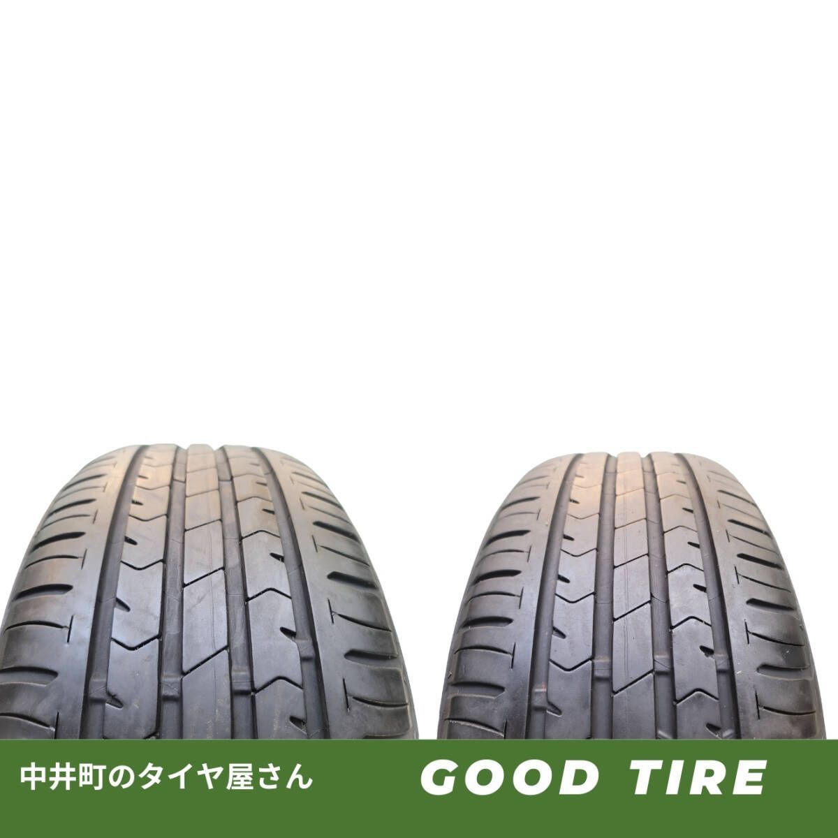 225 50R17 2018年製 夏用2本 7.5分山 ブリヂストン ECOPIA NH100 タイヤ アコード アウディA4 A6 ボルボV70 ベンツCクラス 6386