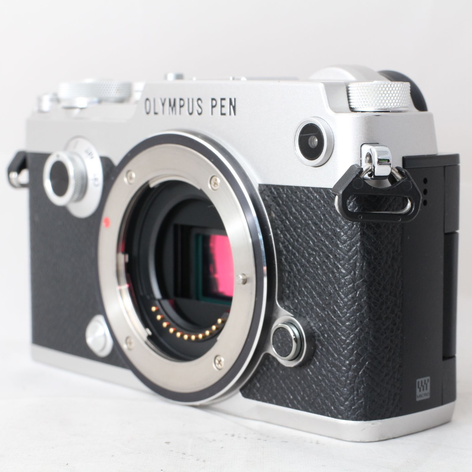 オリンパス ペン F OLYMPUS PEN F シルバー レンズ付き 美品