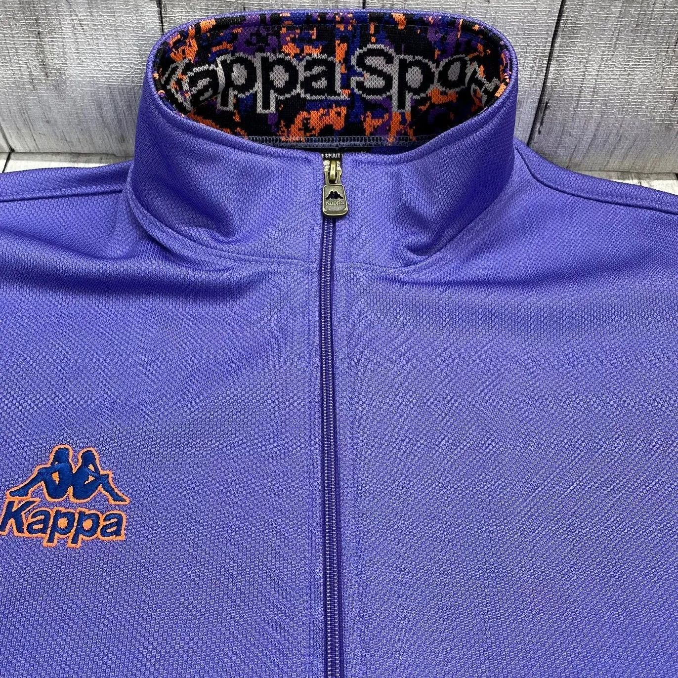 Kappa 】カッパ トラックジャージ 90s ヴィンテージ パープル 黒