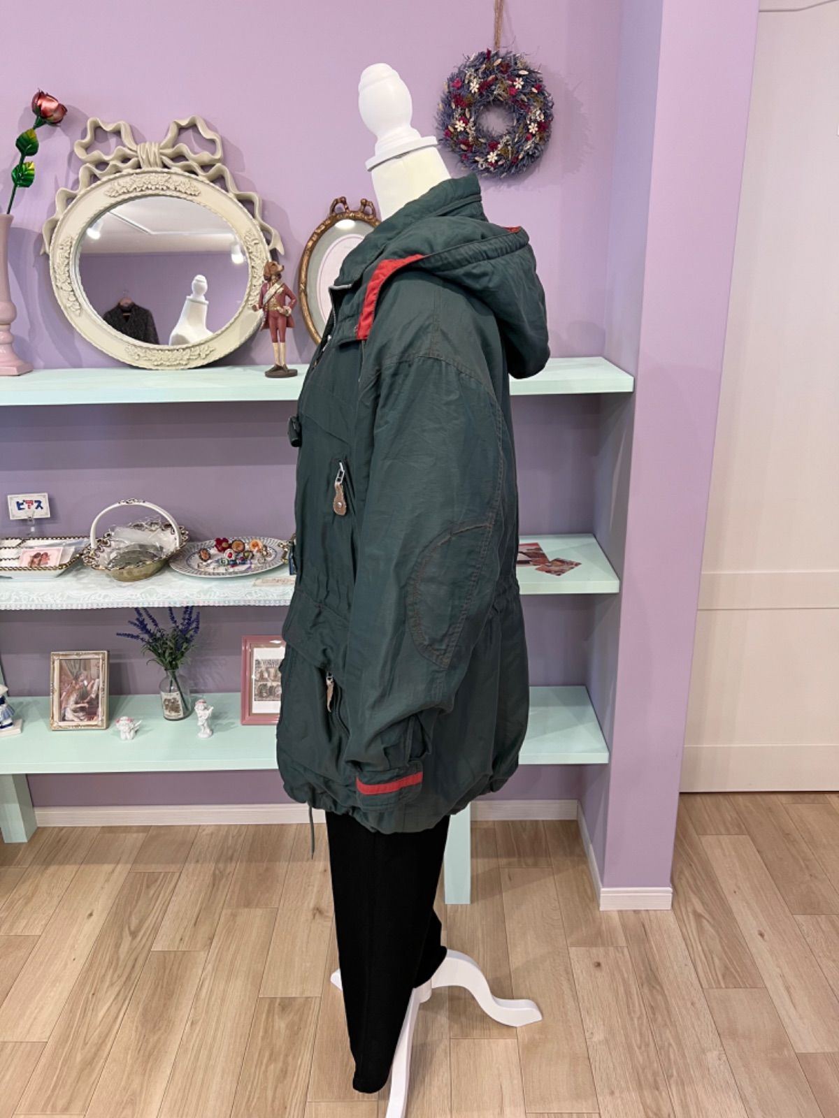 古着 vintage コート カーキ
