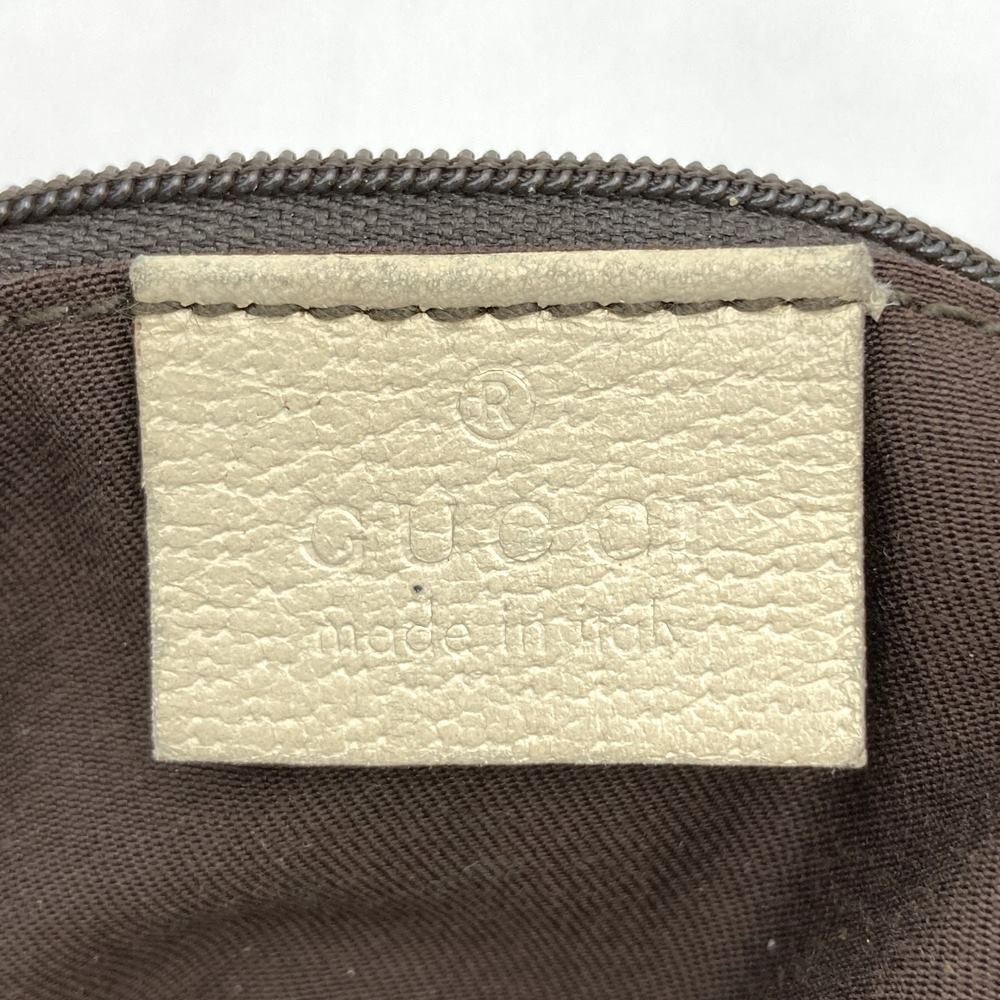 GUCCI グッチ  130738 ショルダーバッグ ワンショルダー アビー GGキャンバス ゴールド金具 ベージュ ホワイト 茶色 白 レディース 【中古】 GUCCI グッチ 130738 ショルダーバッグ ワンショルダー アビー GG