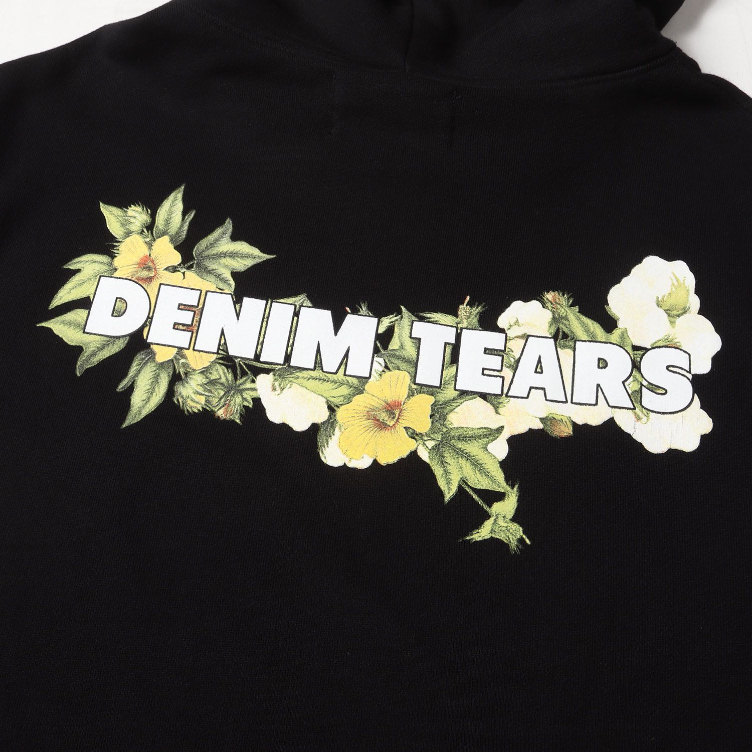 【Denim Tears】ロゴ フラッグ パーカー 後ろ姿も魅力的 DENIM TEARS ジップパーカー オールシーズン活躍