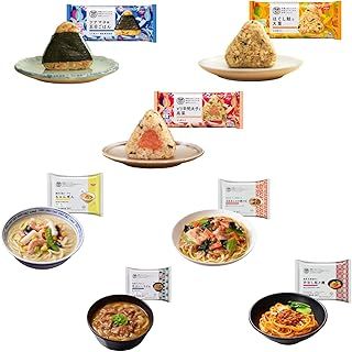 冷凍 完全メシ DELI スタッフ一押し7種セット 計7食 日清食品 冷凍弁当 ほぐし鮭と大葉おにぎり ツナマヨ味五目ごはんおにぎり ピリ辛明太子と高菜おにぎり 濃厚白湯スープのちゃんぽん 五目あんかけ焼そば 汁なし担々麺 牛カレーうどん