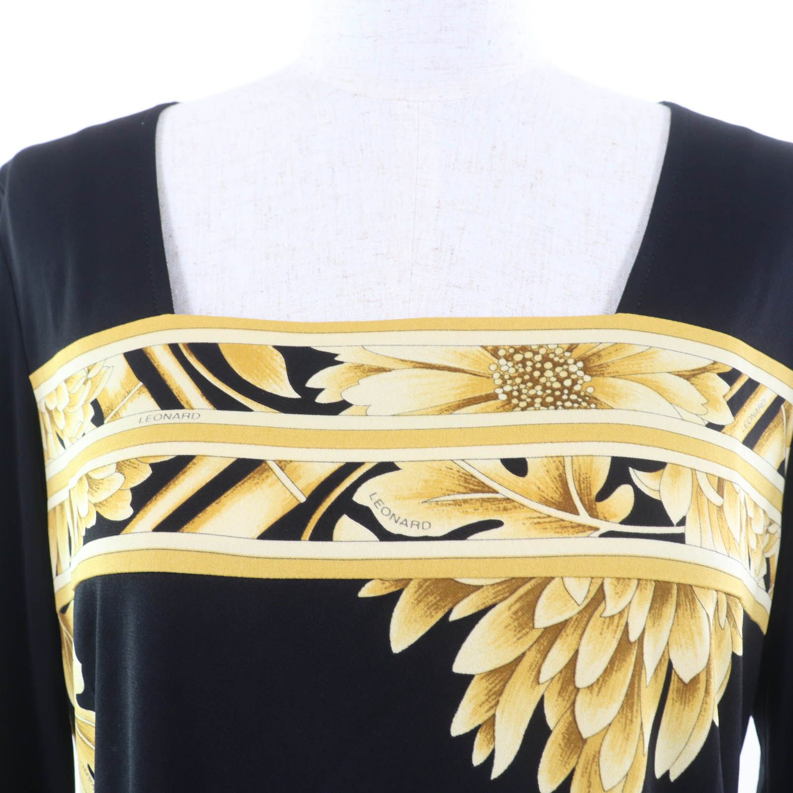 極美品☆LEONARD FASHION レオナール ファッション フラワー