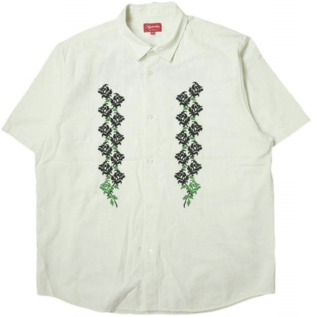 新品 SUPREME シュプリーム 23SS Needlepoint S/S Shirt ニードル 