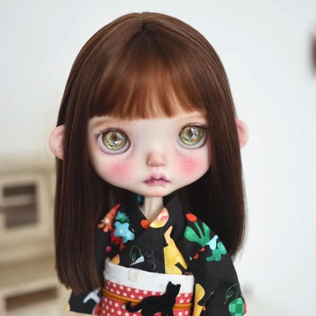 ブライス ウィッグ モヘアウィッグ 海外作家 黒猫祭 004