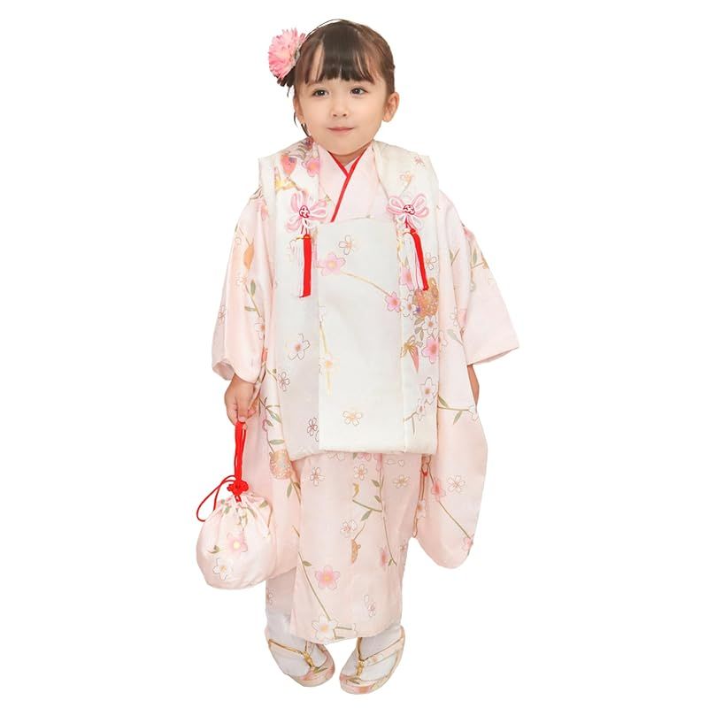 507ab57□七五三 五歳 男児 着物&羽織&袴&角帯&長襦袢 菱