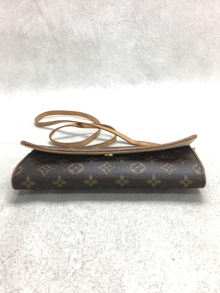 LOUIS VUITTON ポシェット・ツインGM_モノグラム_BRW PVC ブラウン 茶 M51852 CA0012 - メルカリ