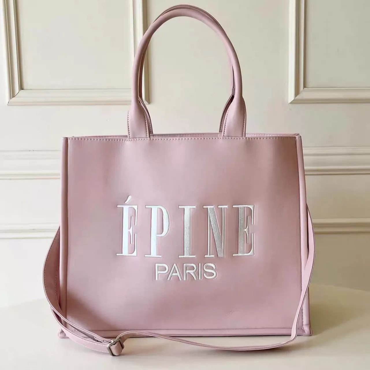 ÉPINE PARIS book tote bag medium　ピンク REVIVAL ITEM 2023AW ver. ÉPINE PARIS book tote bag medium web 8/30