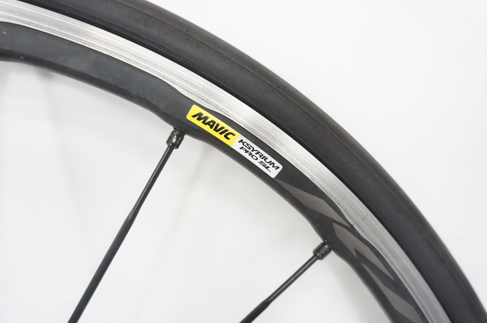 美品】MAVIC KSYRIUM PRO ねばっこい SL タイヤ付きホイールセット