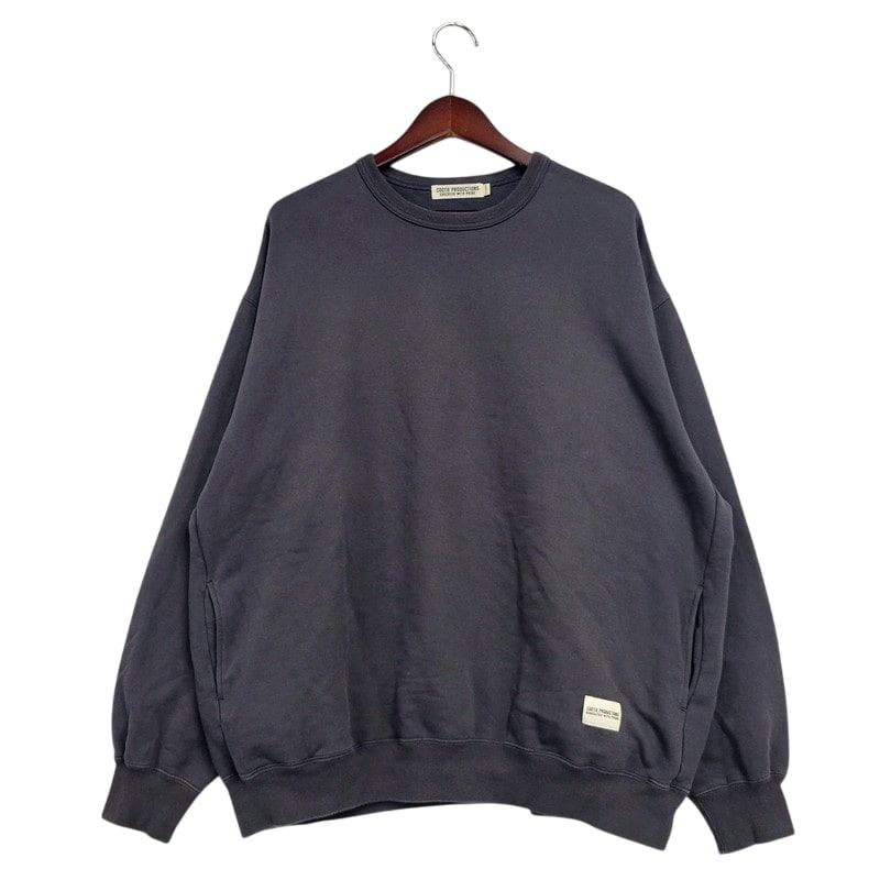 メンズ COOTIE PRODUCTIONS クーティープロダクションズ CREWNECK SWEATSHIRT クルーネック スウェットシャツ トレーナー 長袖 トップス 142-250217-as-02-IZU