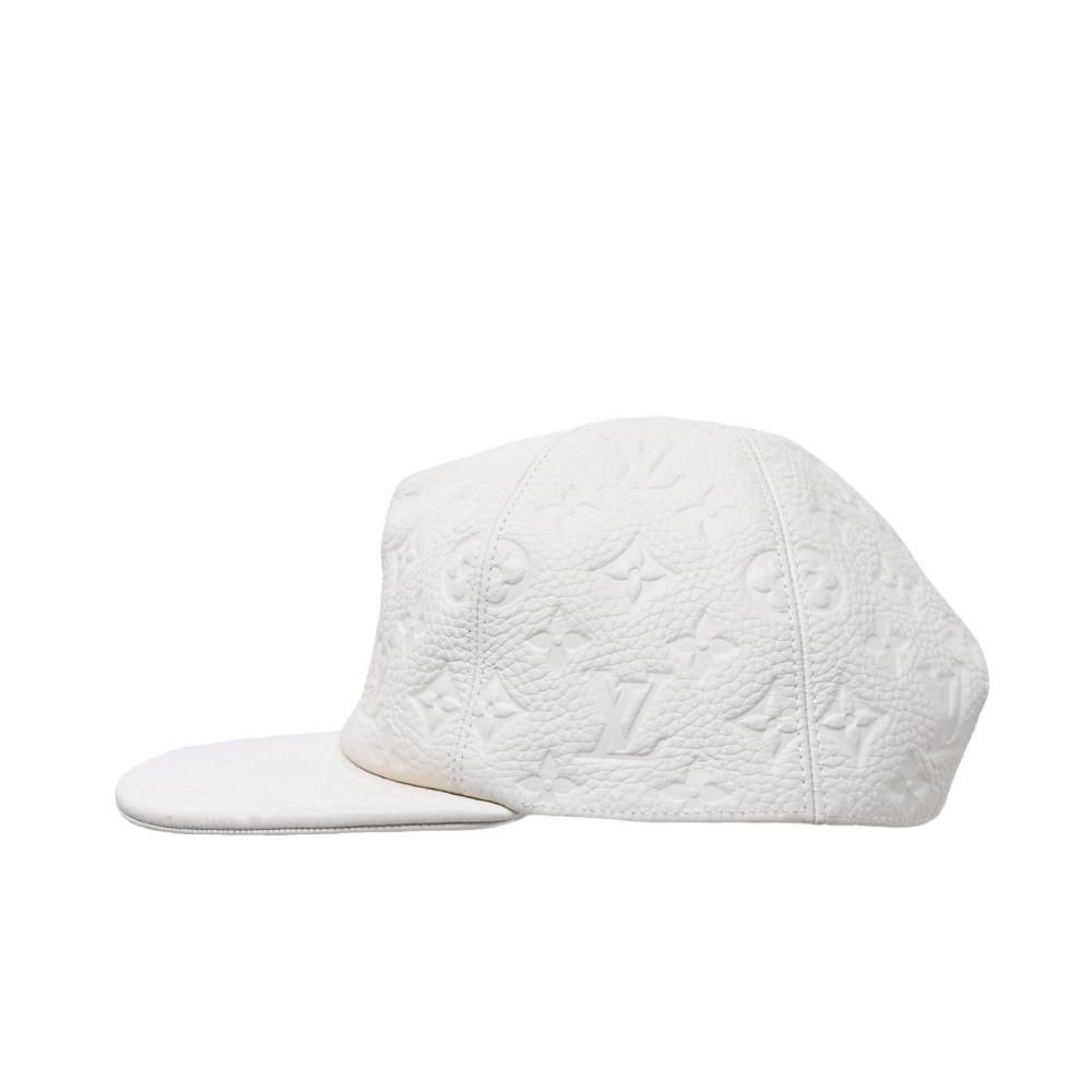 LOUIS VUITTON モノグラム レザー キャップ - メルカリ