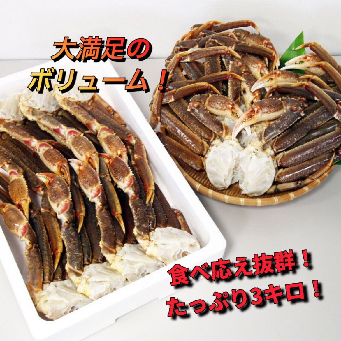 生ずわいがに3kg　ズワイガニ　かに　カニ　蟹　【送料無料】-0