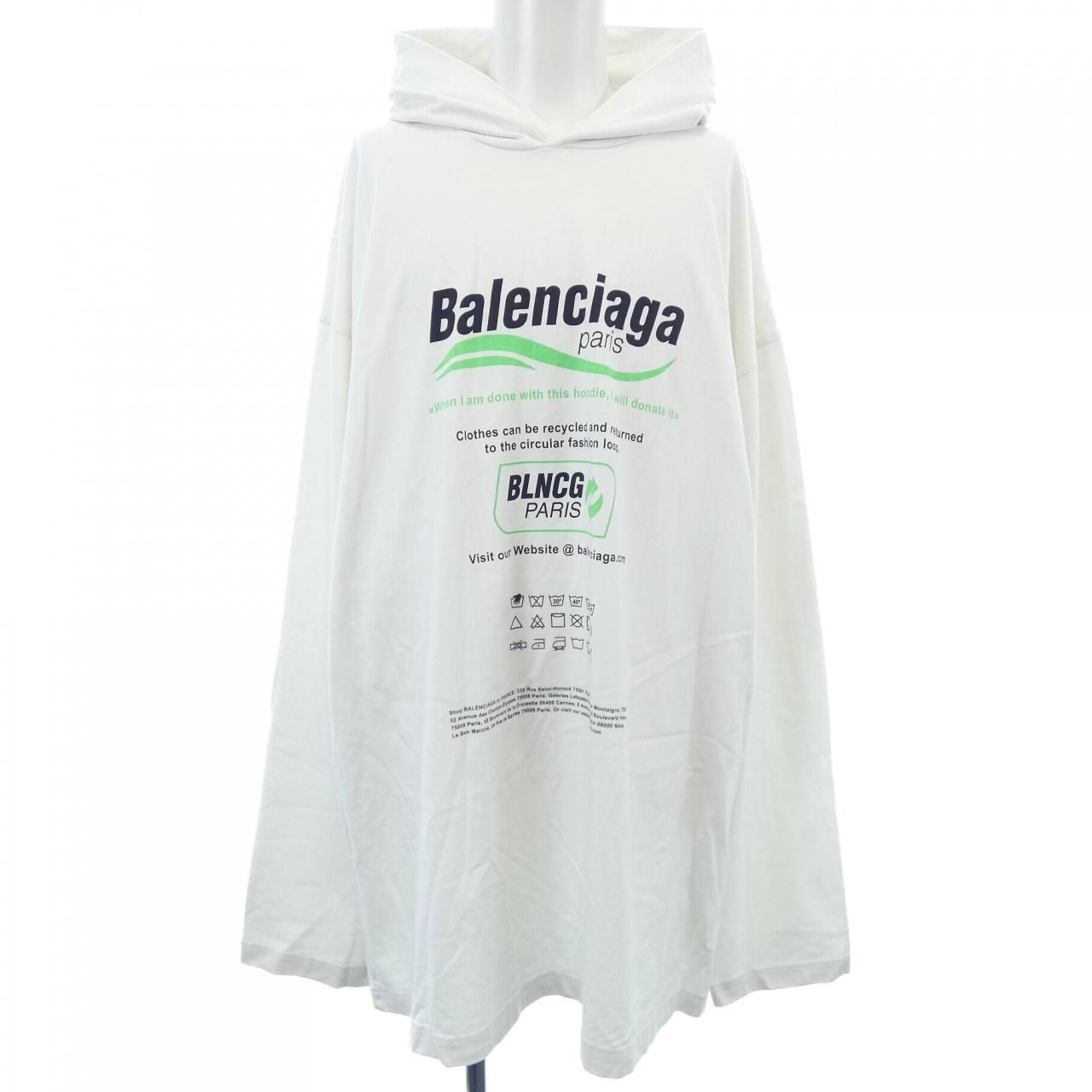 BALENCIAGA バレンシアガ パーカー 白 S 2008824D0099 BALENCIAGA バレンシアガ パーカー 白 S 2008824D0099