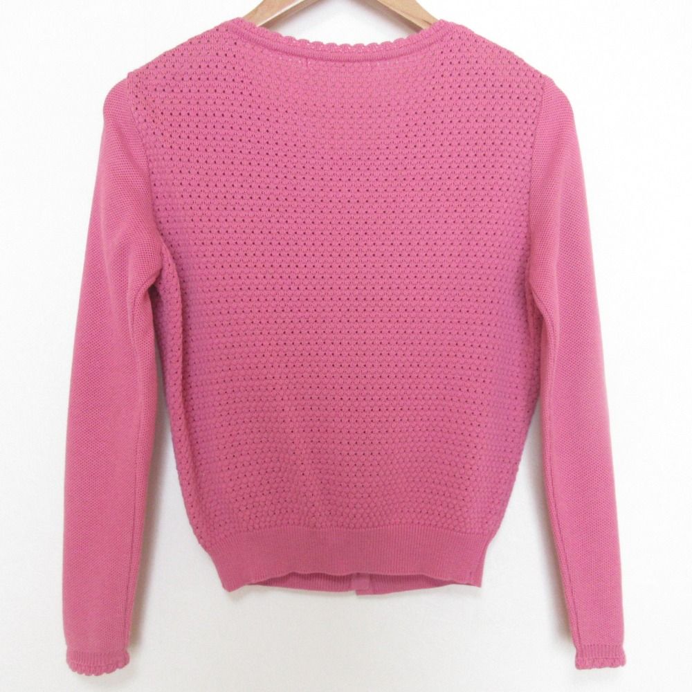 美品 Rene ルネ ノースリーブワンピース カーディガン アンサンブルニット サイズ34 ピンク レディース 古着 中古 美品 Rene ルネ ノースリーブワンピース カーディガン