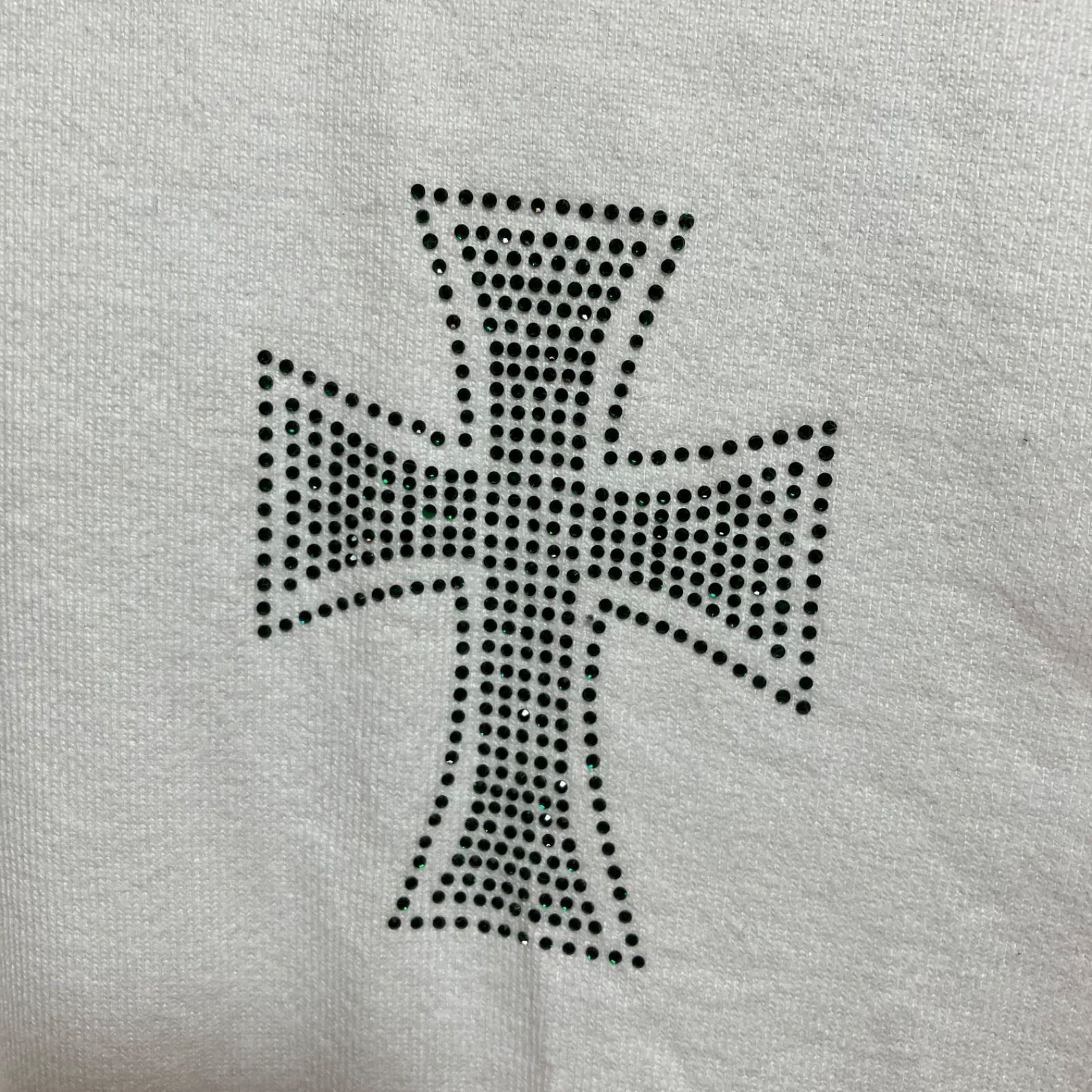 UNKNOWN LONDON アンノウンロンドン Rhinestone Cross Tee Tシャツ ロゴ ホワイト 白 L メンズ 半袖 トップス  SG144-30 - メルカリ