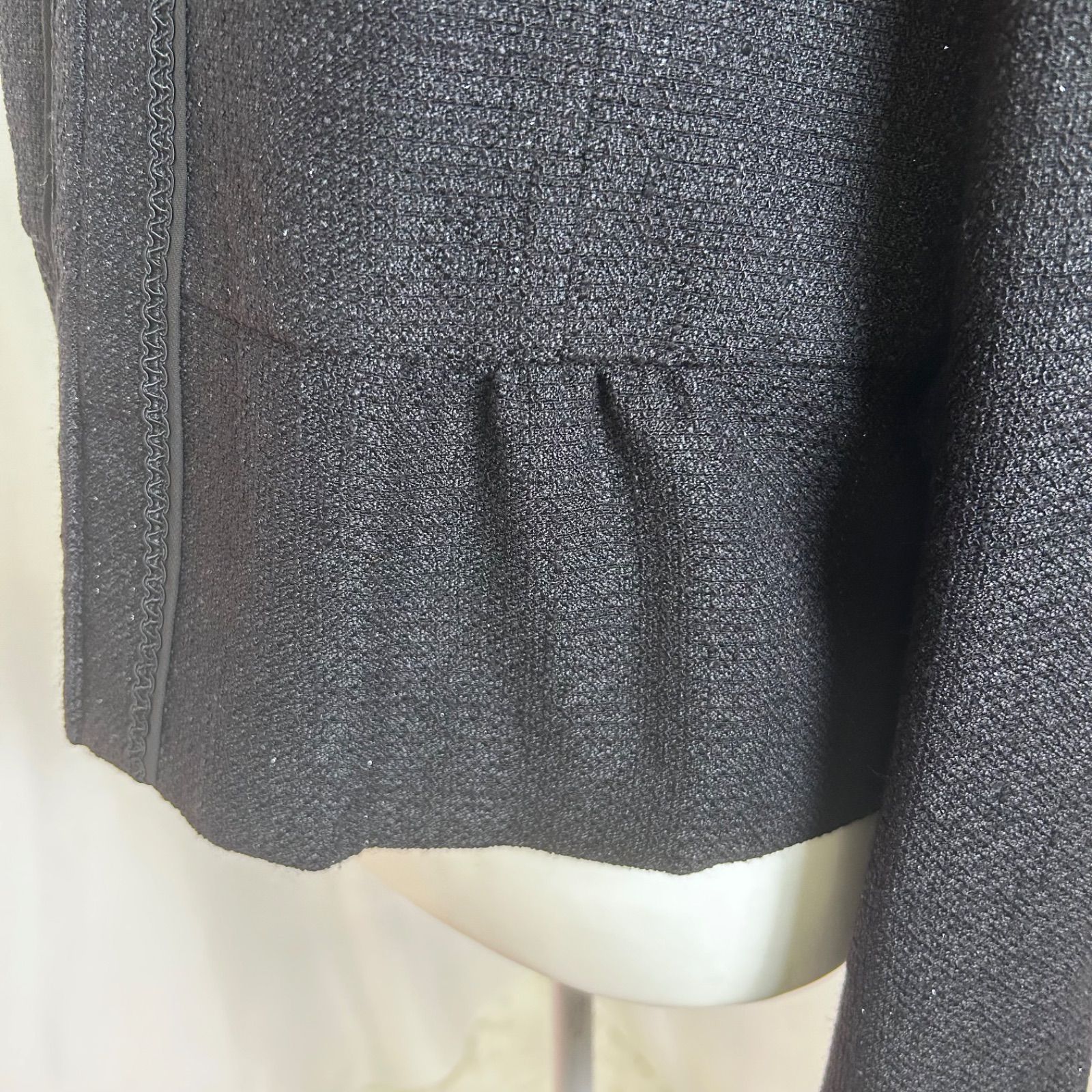 【美品】ミミグラント　テーラードジャケット レディース メランジェノワール 美品】ミミグラント テーラードジャケット レディース