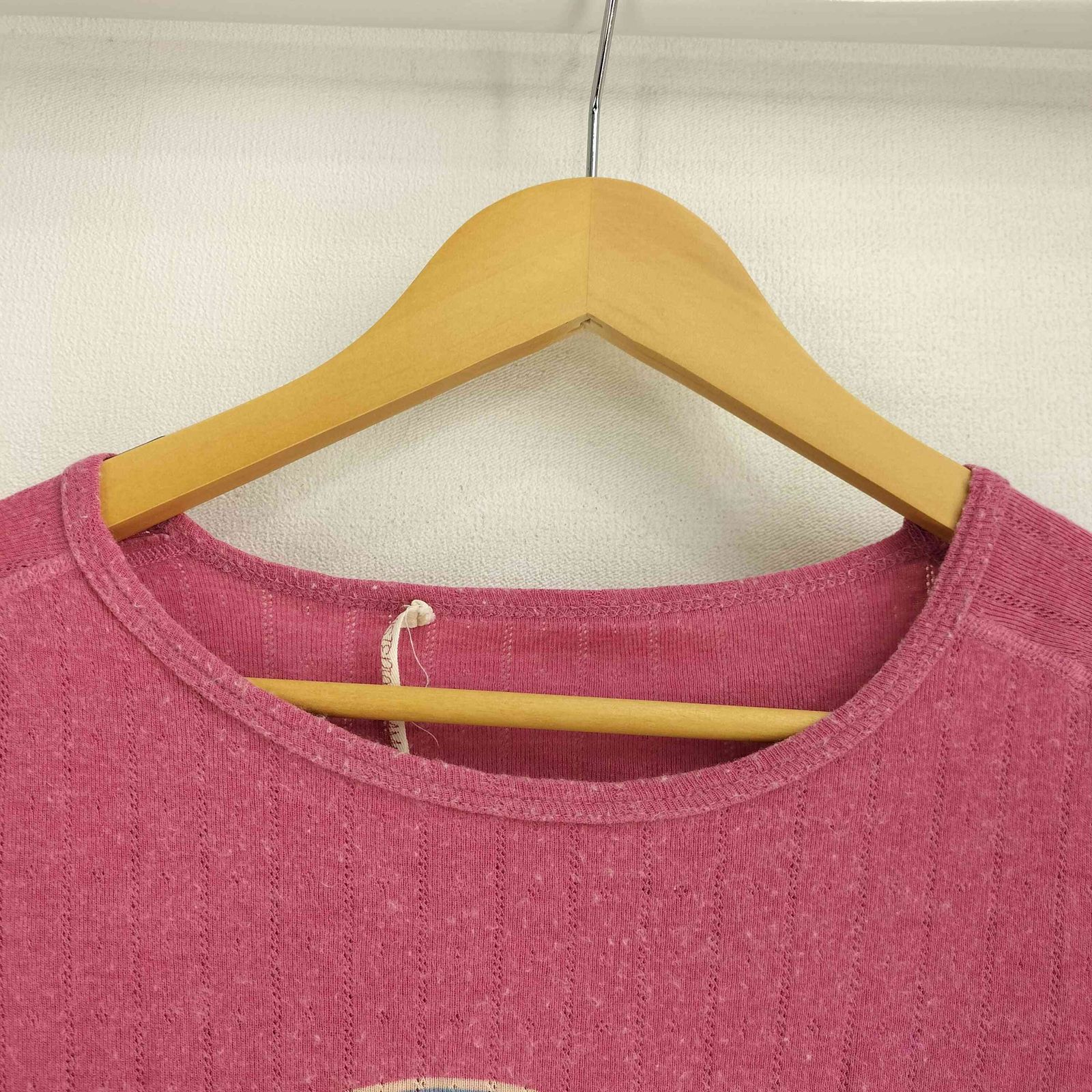 激安で季節を先取り。 ヒステリックグラマー HYSTERIC GLAMOUR 00S 初期 ヒスガール プリント クルーネック L S Tシャツ Y2K レディース