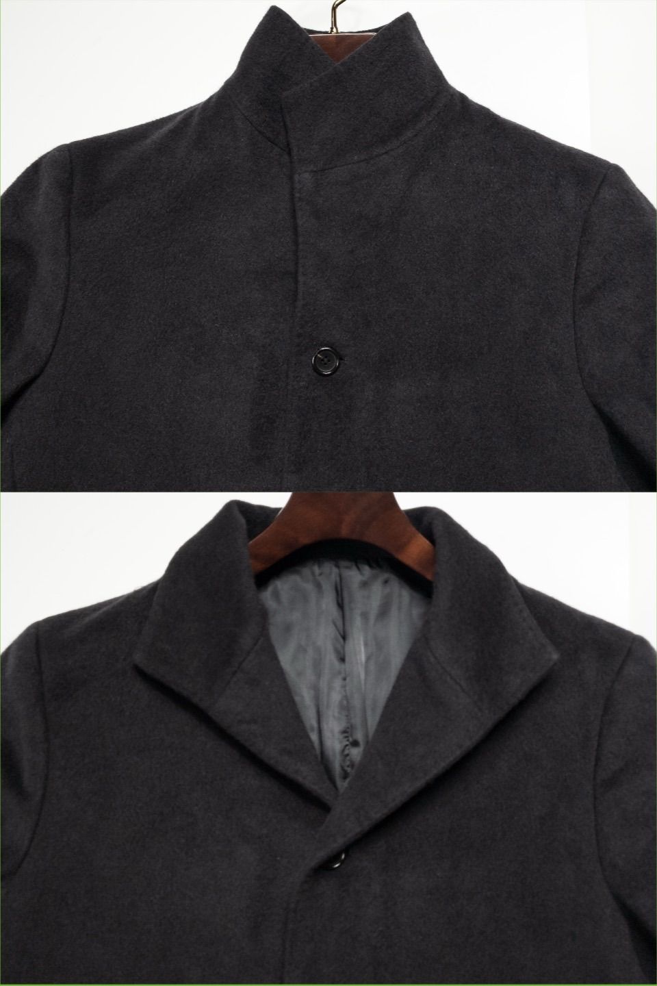 美品】タケオキクチ TAKEO KIKUCHI ロングチェスターコート アンゴラ