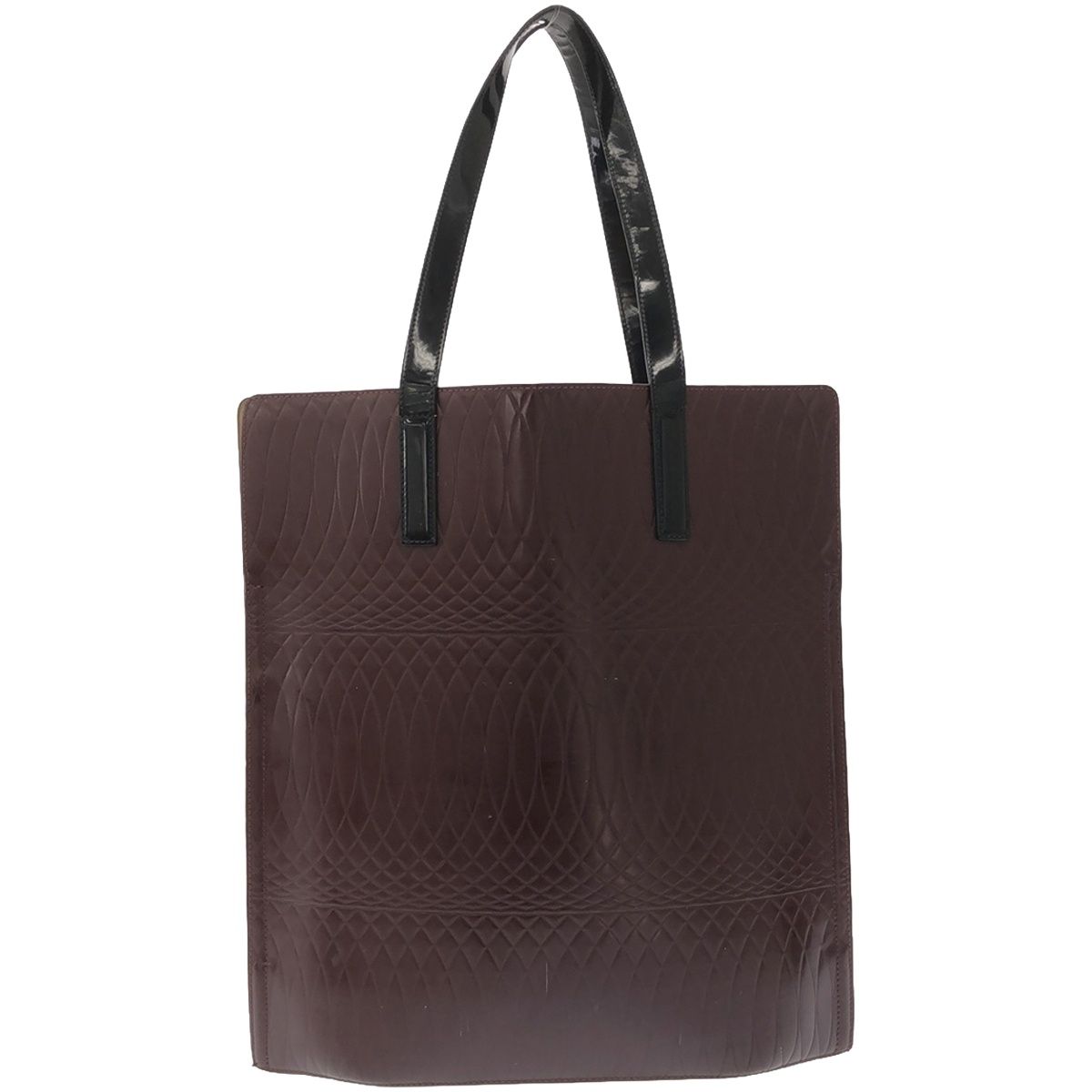 Paul Smith ポールスミス バイカラーパテントレザートートバッグ 