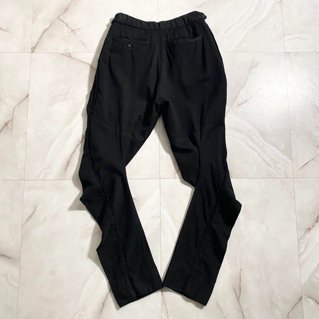 コムデギャルソン ウール縮絨カーブパンツ