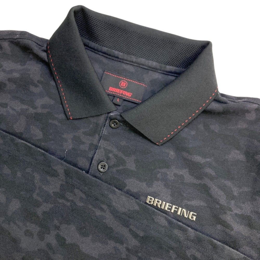 サイズ：L BRIEFING GOLF ブリーフィング 半袖ポロシャツ