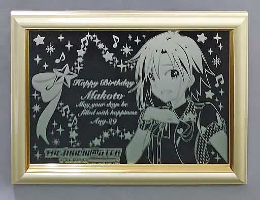 中古】生活雑貨(キャラクター) 菊地真 オリジナルミラーボード