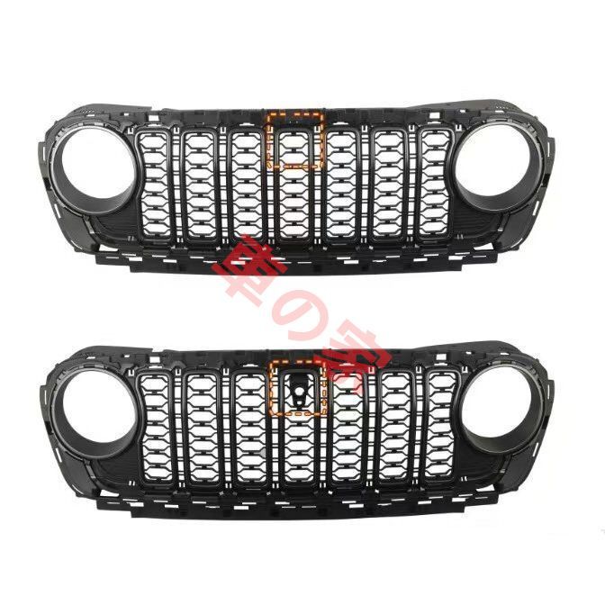 ラングラー フロントフェイス 18-24年 ジープJEEPラングラー フロントグリル JL24ラングラー用メッシュ