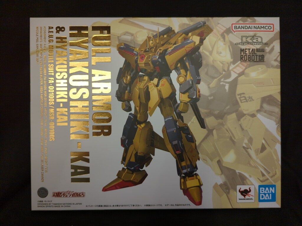 BANDAI SPIRITS METAL ROBOT魂 Ka signature M-MSV フルアーマー百式改-百式改