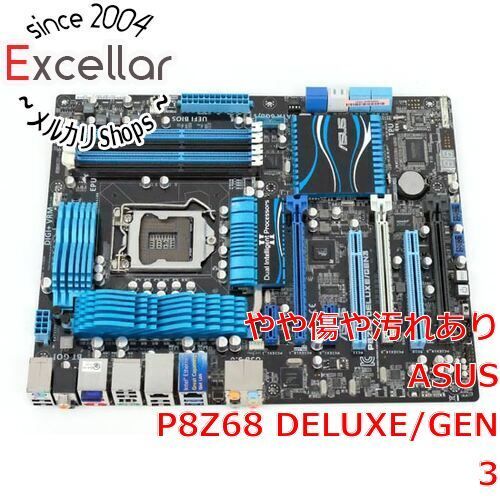 bn:12] ASUS製 ATXマザーボード P8Z68 DELUXE/GEN3 LGA1155 - 家電・PC