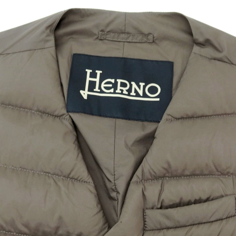 ヘルノ Herno ストレッチナイロン ダウンベスト ジレ セール中