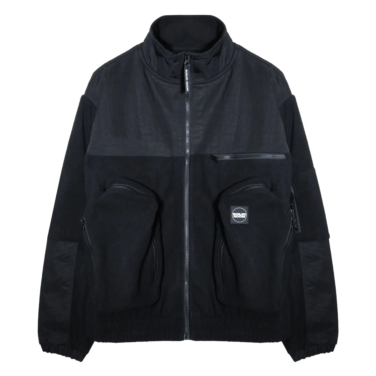 BOILER ROOM (ボイラー ルーム) GRANITE FLEECE JACKET (BLACK ...