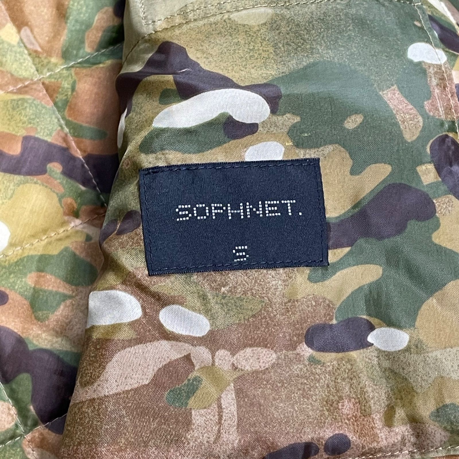 SOPHNET. ソフネット マウンテンパーカー Sサイズ キルティング 