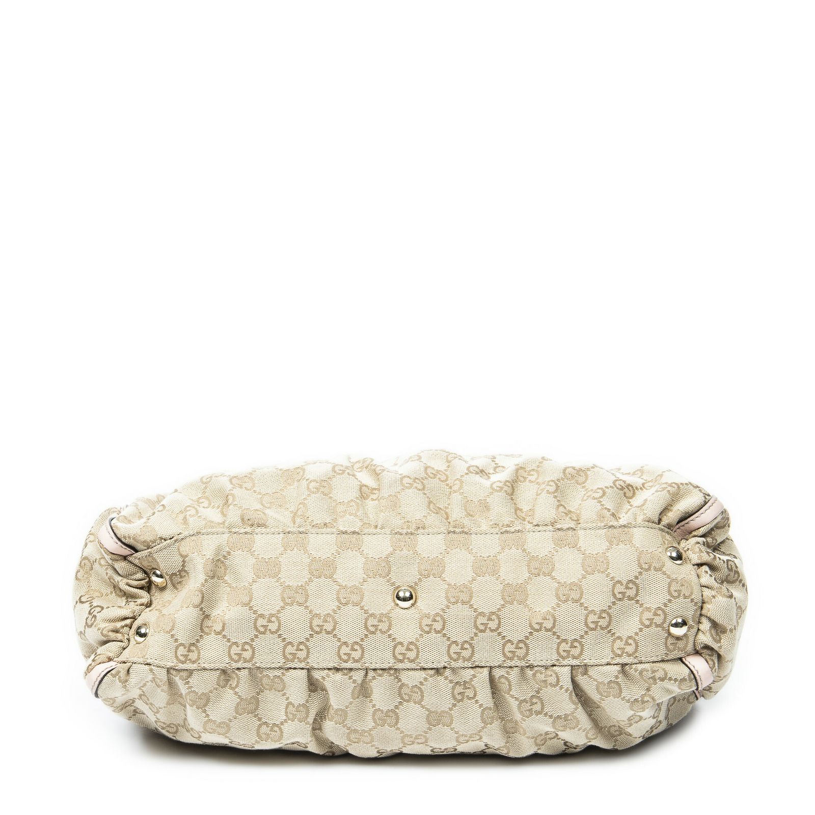 トートピンク ベージュGGキャンバスA