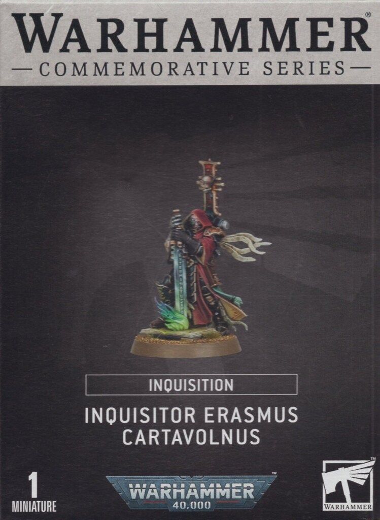 GAMES WORKSHOP WARHAMMER40000 Inquisitor Erasmus Cartavolnus